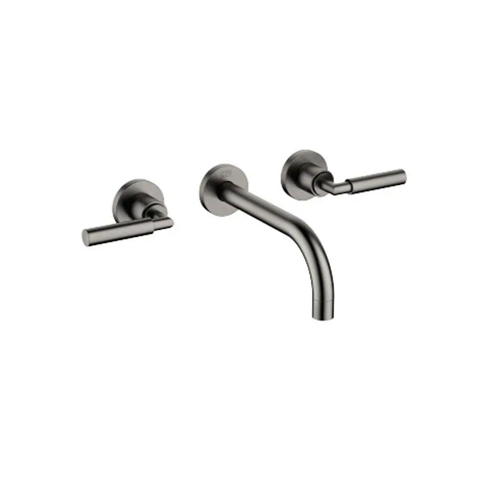 Dornbracht-TARA.-Waschtisch-Wandbatterie-ohne Ablaufgarnitur-Ausladung 190mm-Dark Platinum gebürstet, 36712882-99 Galeriebild 1